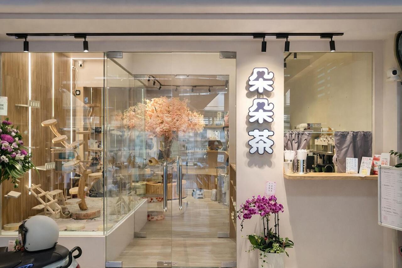 台中北區特色茶飲店 結合龍貓療癒與親子友善溫柔外帶選擇