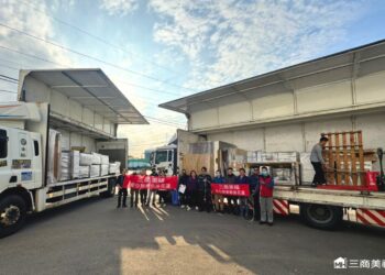 三商美福馳援花蓮 物資捐贈協助馬太鞍溪災後家園重整