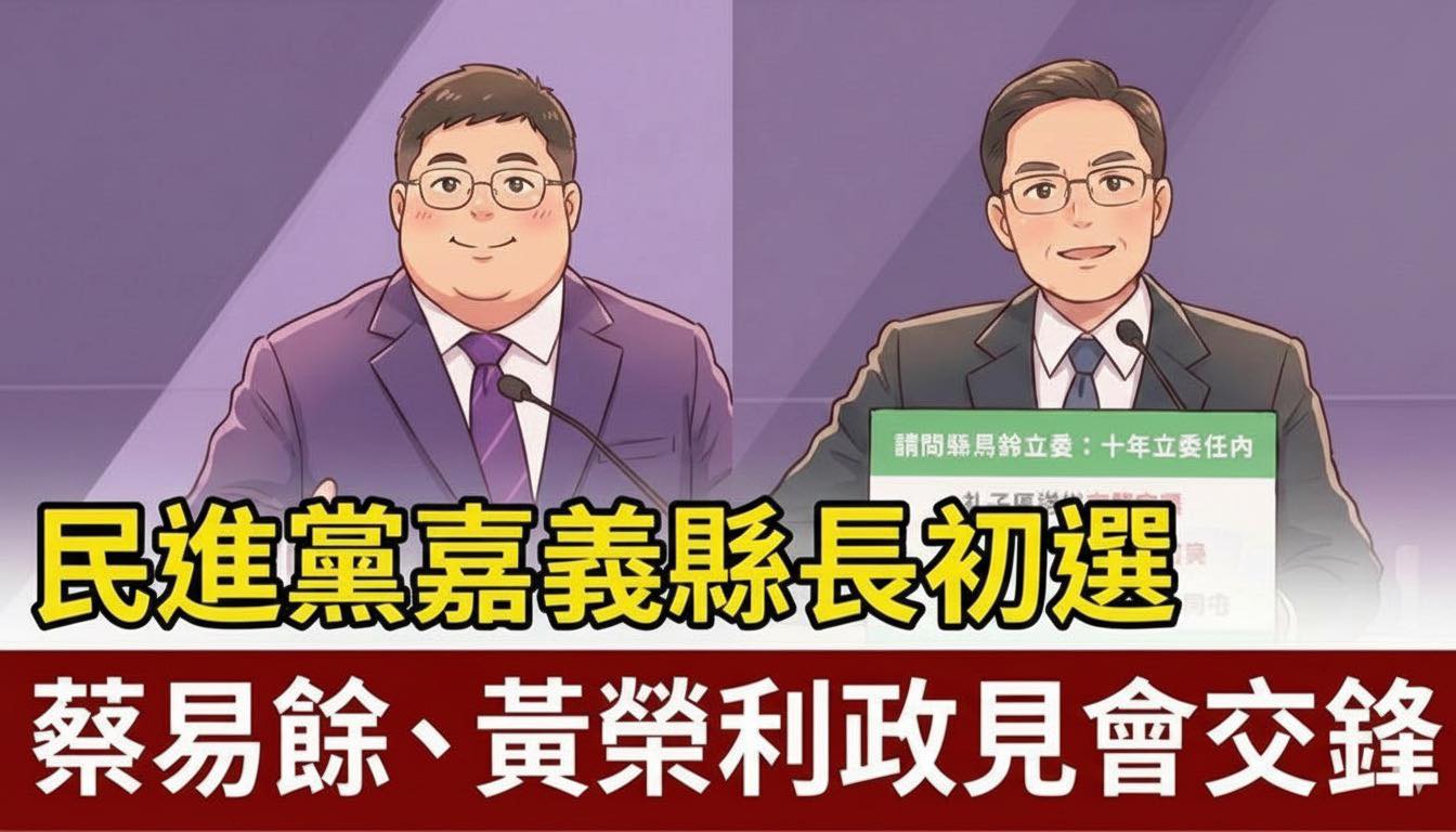 民進黨嘉義縣長初選的正面對撞