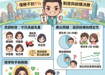 賴瑞隆險勝的世代密碼 民調的微差決戰