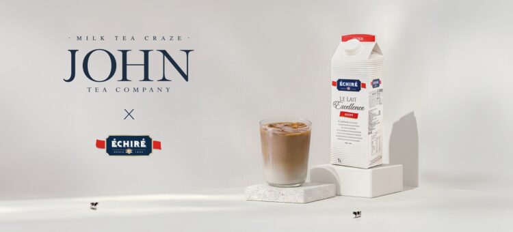 約翰紅茶攜手Échiré艾許推出聯名那堤1/2起全台販售 約翰紅茶攜手Échiré艾許推出聯名那堤1/2起全台販售