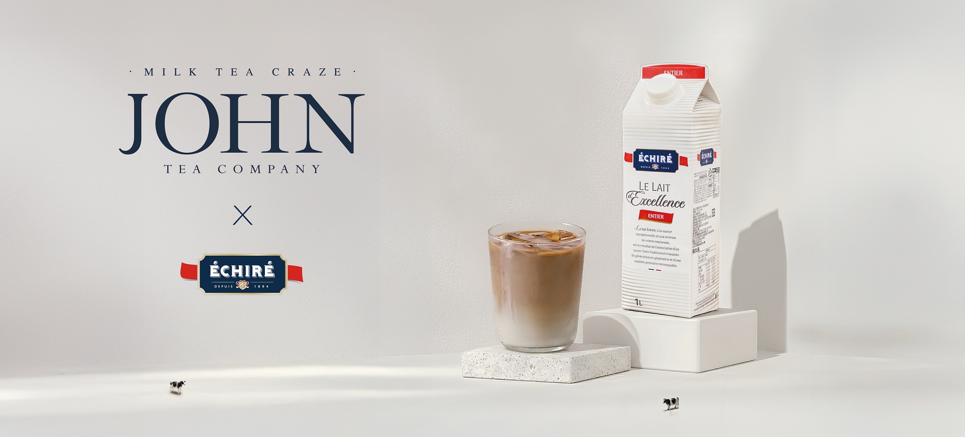 約翰紅茶攜手Échiré艾許推出聯名那堤1/2起全台販售