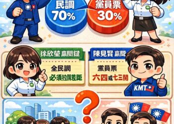 國民黨新竹縣長黨內初選的數學題