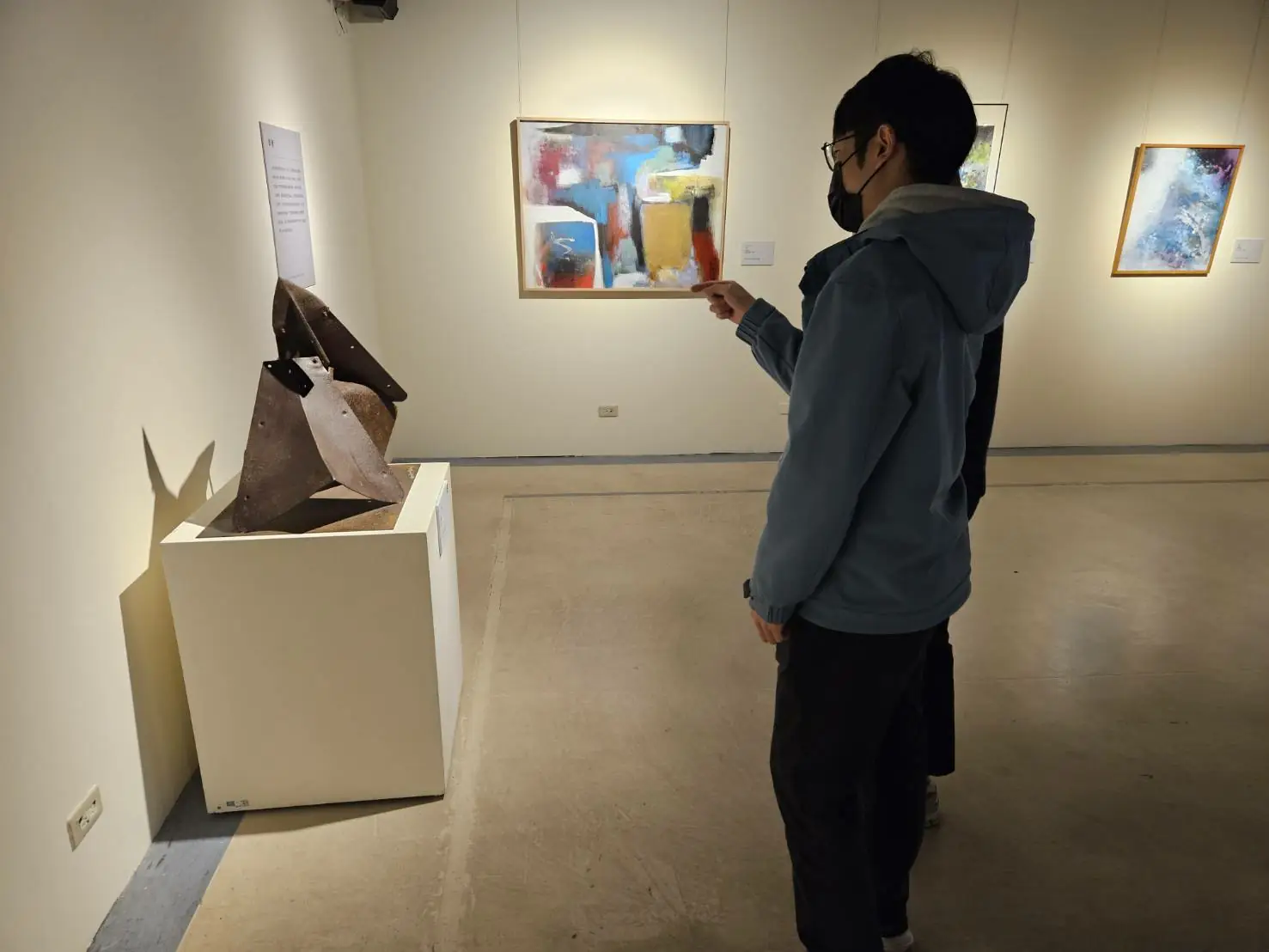 台中大墩文化中心展出陳庭詩作品 廢鐵化身永續藝術