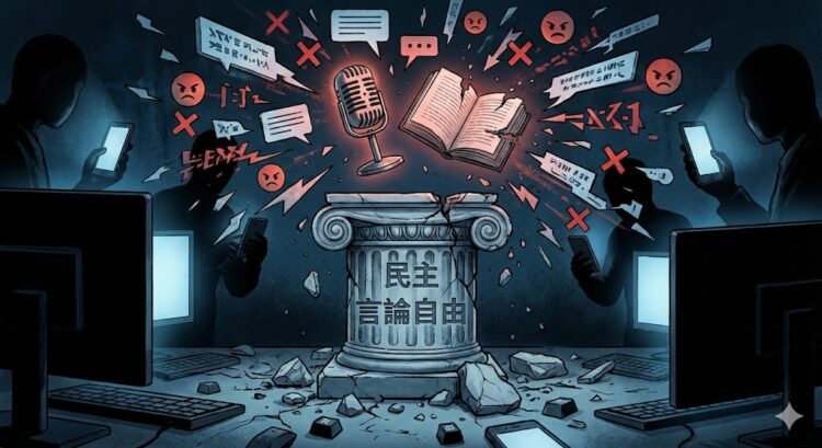 民主底線 不該被青鳥網軍的鍵盤踩碎