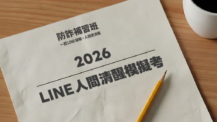 邰智源坐鎮防詐補習班 LINE以模擬考提升全民防詐力