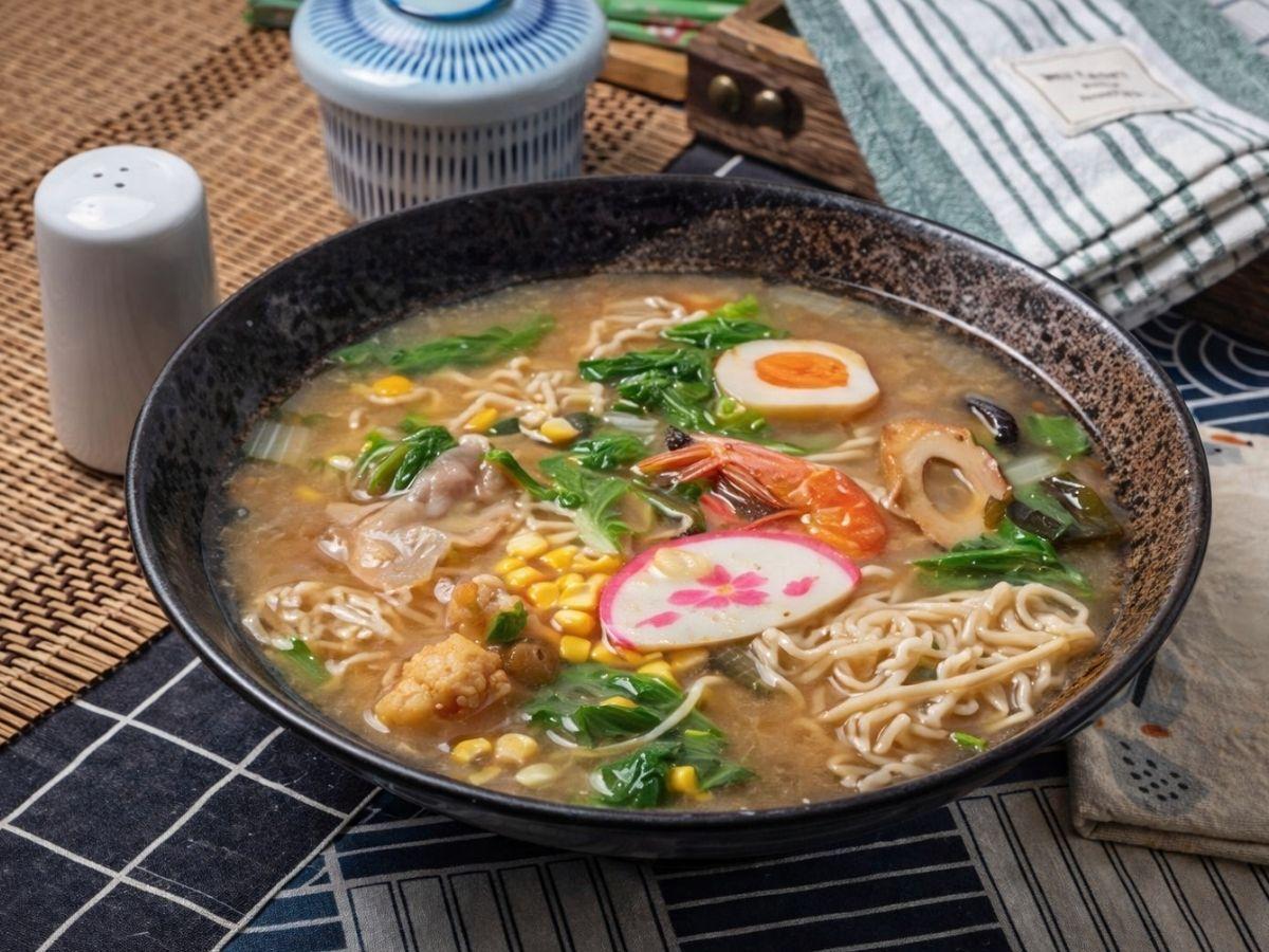 頭城火車站必吃平價日料！百元現熬豚骨拉麵 奶香滿滿超對味