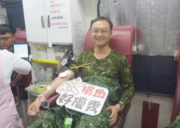 二支部官兵熱心捐血 以行動傳遞正向力量