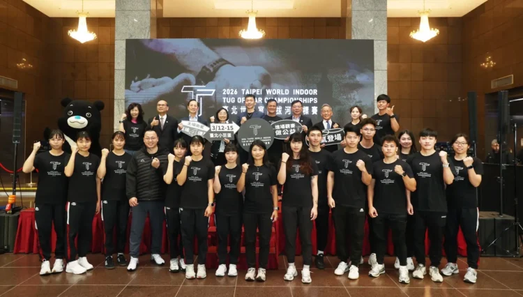 臺灣體育史首度！世界最強力士 3月決戰臺北小巨蛋 運動部長李洋、北市體育局長啟動「繩」氣登場 誓言捍衛主場榮耀