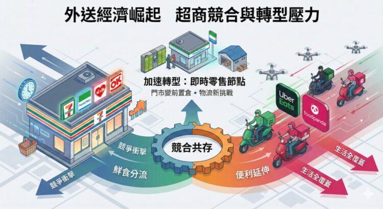 李豫伯教授：外送經濟崛起 對超商營運帶來競合與轉型壓力