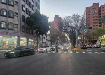 路樹突倒波及車輛 中警緊急交通管制排除危險