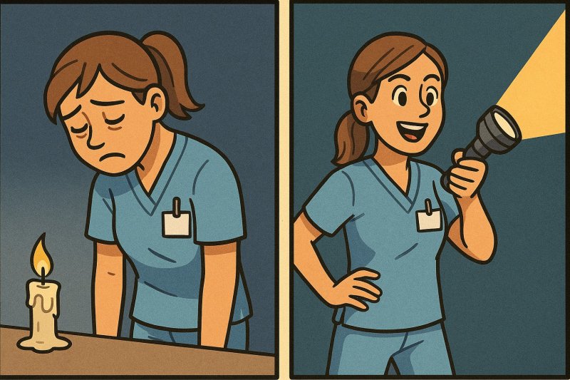 【長照哲學 No.24】從蠟燭到手電筒:讓科技照亮照顧者的路 【長照哲學 No.24】從蠟燭到手電筒:讓科技照亮照顧者的路