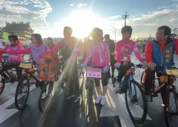 天降奇蹟！彰化騎福嘉年華大雨奇蹟放晴 媽祖領騎86公里賜福千名車友