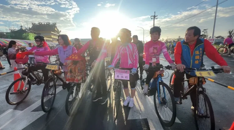 天降奇蹟！彰化騎福嘉年華大雨奇蹟放晴 媽祖領騎86公里賜福千名車友