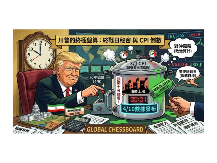 川普的「4/9 終戰日」豪賭：在通膨核彈引爆前，親手拆除引信？