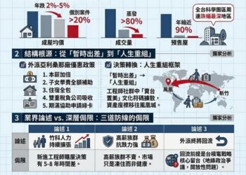 竹北房市靜默退潮 科技新貴座標從新竹移向鳳凰城