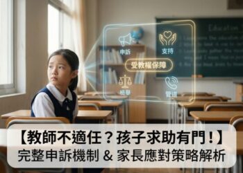 孩子遇到不適任教師怎麼辦？完整檢舉機制、申訴管道與家長應對策略全解析