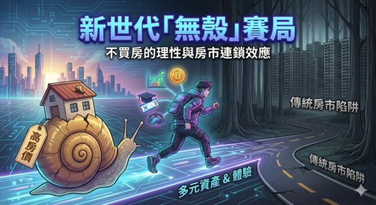 李豫伯教授：新世代的「無殼」賽局 解析年輕人不買房與房市結構的連鎖效應