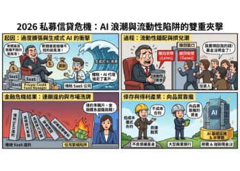 2026私募信貸風暴：AI 浪潮與流動性陷阱交織，全球市場迎來「K 型」大洗牌