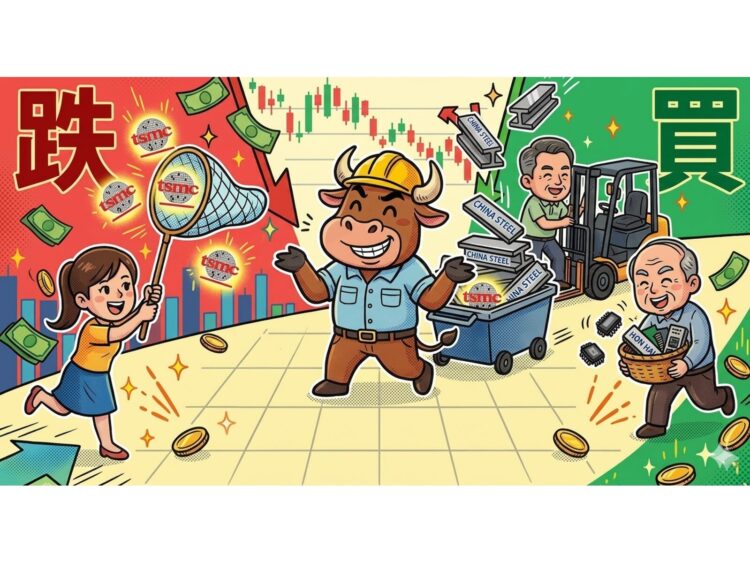 跌越多越該買? 台積電、中鋼、鴻海這樣做進場成本更漂亮(一) 跌越多越該買? 台積電、中鋼、鴻海這樣做進場成本更漂亮(一)