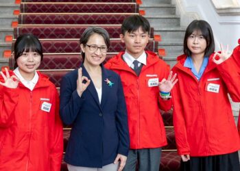 蕭美琴副總統接見第26屆台新青少年志工菁英獎得主 肯定創意與行動力展現臺灣良善力量