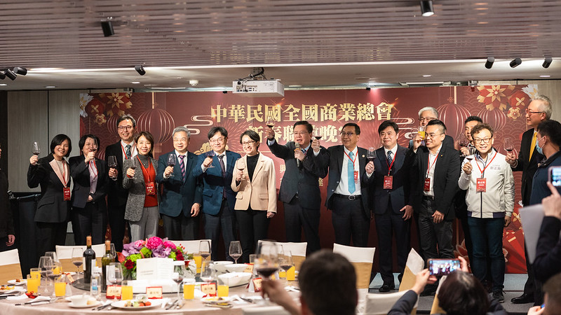 蕭美琴副總統出席中華民國全國商業總會新春晚宴 盼產官學團結因應國際變局、推升臺灣競爭力