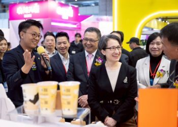 蕭美琴副總統出席台北國際連鎖加盟展 強調政府投入資源協助臺灣品牌走向國際