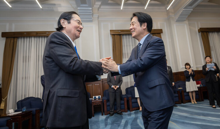 賴清德總統接見日本台灣親善協會衛藤征士郎會長 深化臺日交流合作共推區域經濟繁榮