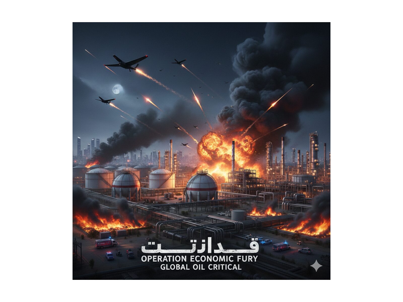 中東「能源戰爭」升級 伊朗精準打擊多國煉油廠，油價與美股震盪迫使川普政府重新評估軍事戰略