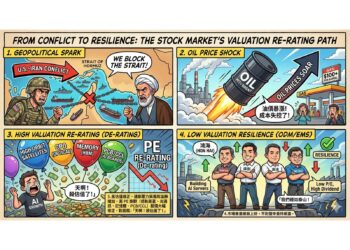 地緣政治風暴襲捲金融市場：美伊衝突引燃油價，「殺估值」浪潮下 ODM 四雄展現韌性，鴻海、廣達逆勢領軍