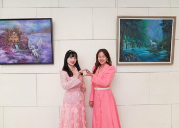 中醫大新竹附醫馬年特展 才女張宜如畫作紀念父親