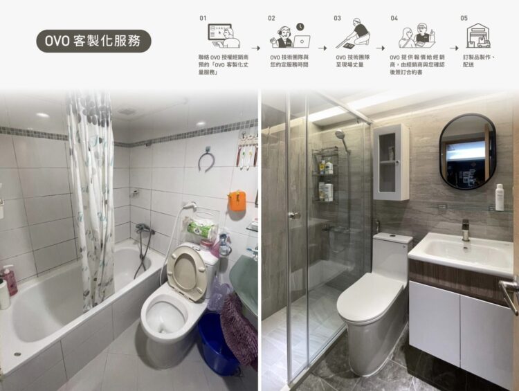 老屋翻修不棘手 OVO 京典衛浴主打訂製櫃體、多色設備，破解老宅翻修困境
