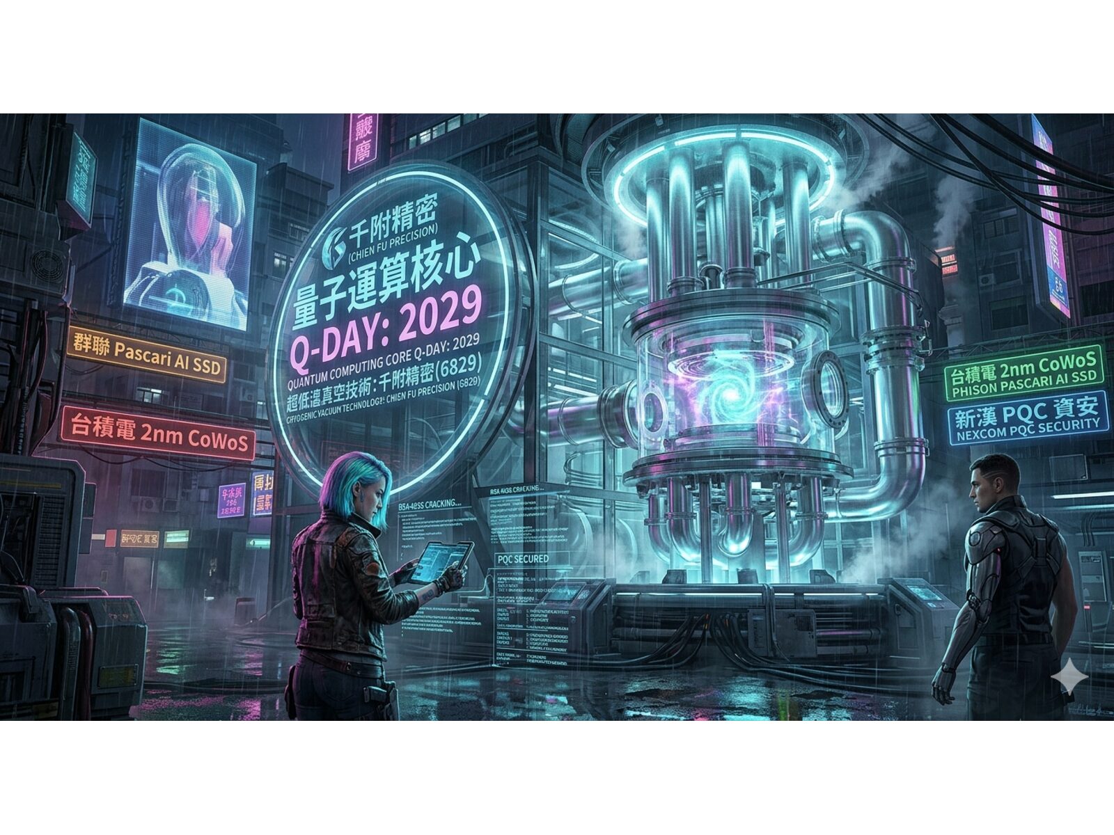 Google 預警「Q-Day」提前至 2029 年！量子運算威脅升級，台廠「千附精密」切入低溫真空核心成供應鏈黑馬