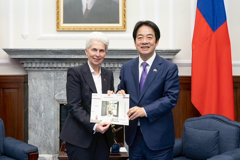 賴清德總統接見歐洲議會安全暨防衛委員會訪問團 強調深化臺歐戰略合作共同維護區域和平