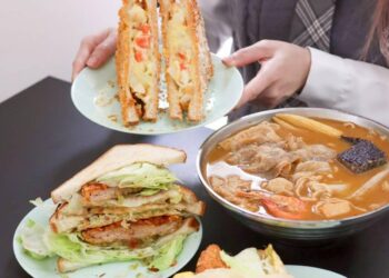 竹北三民路早午晚餐推薦 慢火熱煎鐵板奶油吐司 外帶團購都方便