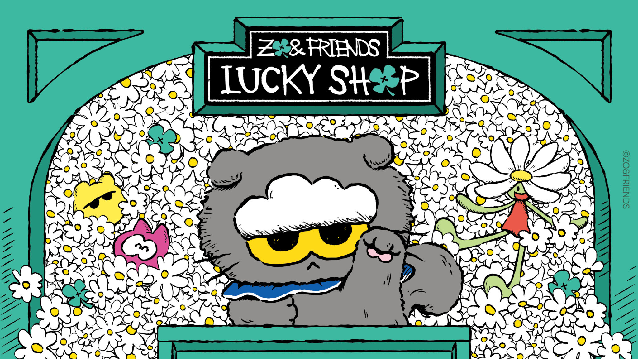 LINE FRIENDS (韓國 IPX) 與 G-DRAGON 共同打造的 IP 品牌「ZO&FRIENDS」第三波快閃店活動「LUCKY HOUSE」