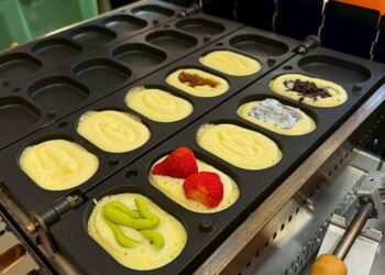 中壢雞蛋糕品牌 現做蓬鬆蛋糕體與手工餡 深受學生族群喜愛