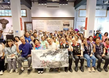 游淑貞邀好客藝術村春賞特展 顏文堂無垢雅集師生墨映聯展