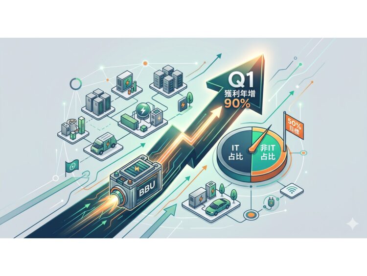 BBU立大功 順達(3211)Q1獲利年增九成 非IT占比突破五成目標在望