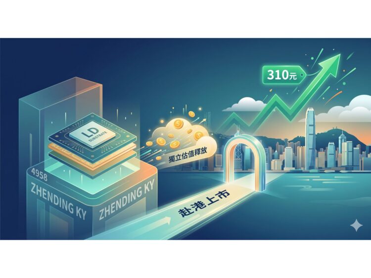 【追蹤報導】臻鼎-KY(4958)禮鼎規劃赴港釋放載板獨立估值 股價衝上310元
