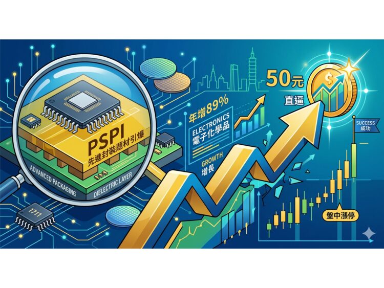 永光(1711)電子化學品年增89% PSPI先進封裝題材引爆 盤中漲停直逼50元