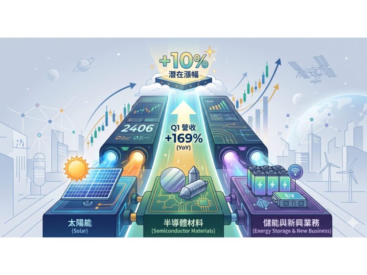 Q1 營收年增 169% 三引擎轉型 國碩(2406)潛在漲幅10%
