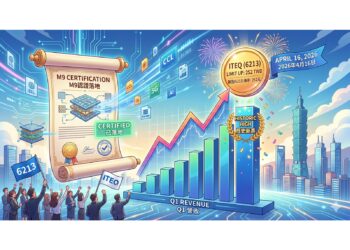 【追蹤報導】Q1 營收創歷史新高 M9 認證落地 聯茂(6213)漲停252元