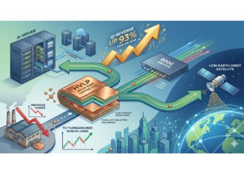 從虧損到轉機！榮科(4989)HVLP高階銅箔切入AI伺服器╳800G交換器╳低軌衛星 Q1營收年增93%