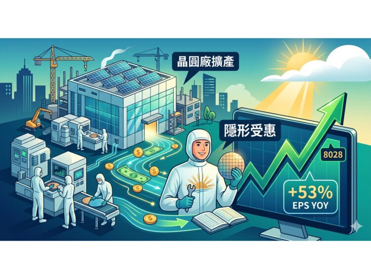 晶圓廠擴產隱形受惠股發威！昇陽半導體(8028)EPS年增53% 跳空突破高點