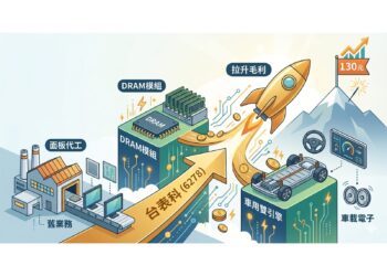 不只是面板代工廠！台表科(6278)DRAM模組╳車用雙引擎拉升毛利 股價挑戰130元