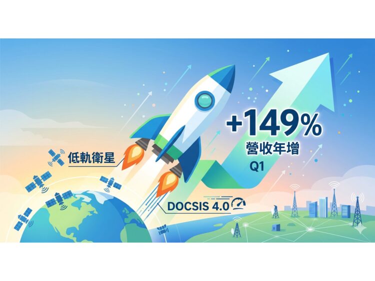 Q1 營收年增 149% 兆赫(2485)轉機確立 低軌衛星＋DOCSIS 4.0 雙引擎啟動