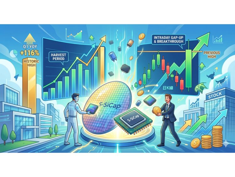 S-SiCap收割期到來！愛普* (6531)Q1營收年增116%創歷史新高 盤中跳空突破前高