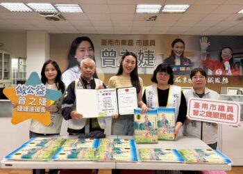 台南市議員曾之婕攜手大埔福德祠 750公斤白米送暖弱勢