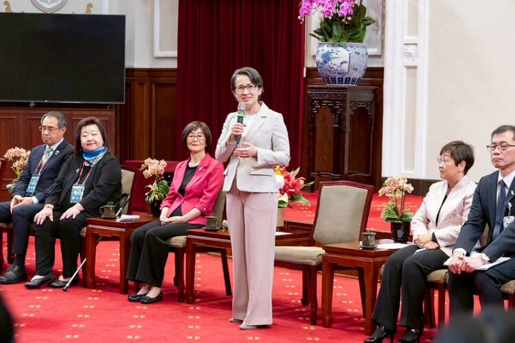 蕭美琴副總統感謝北美臺商會回國訪團長期支持臺灣 盼共同支持國防預算